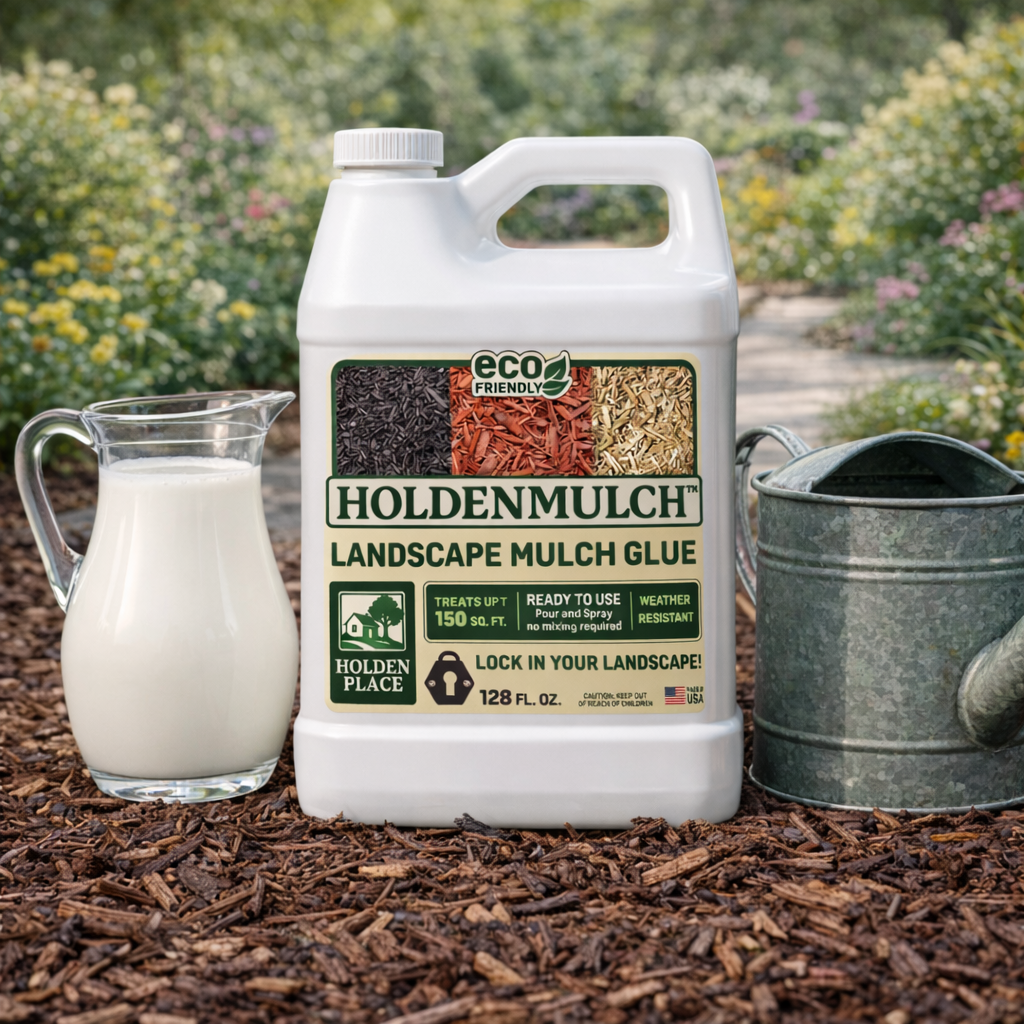 HoldenMulch: Mulch Glue for landscape beds