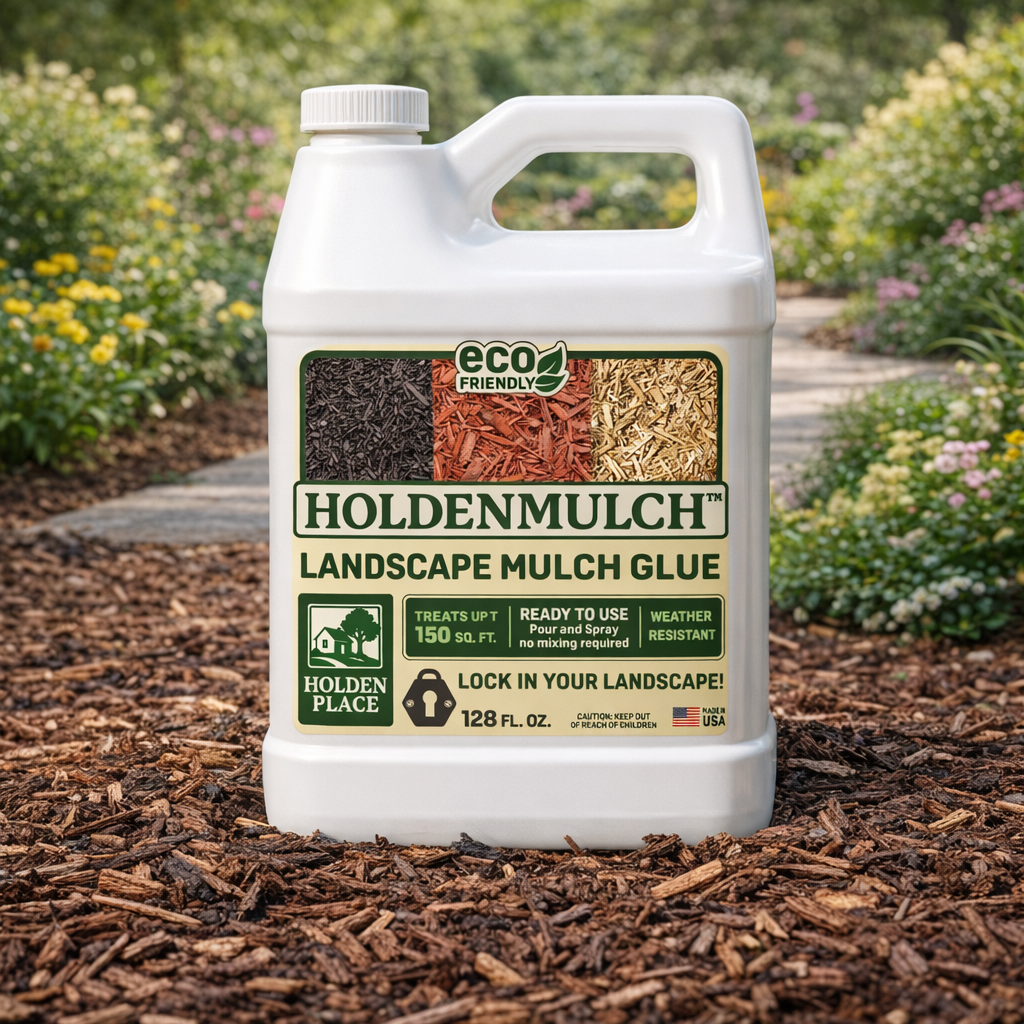 HoldenMulch: Mulch Glue for landscape beds